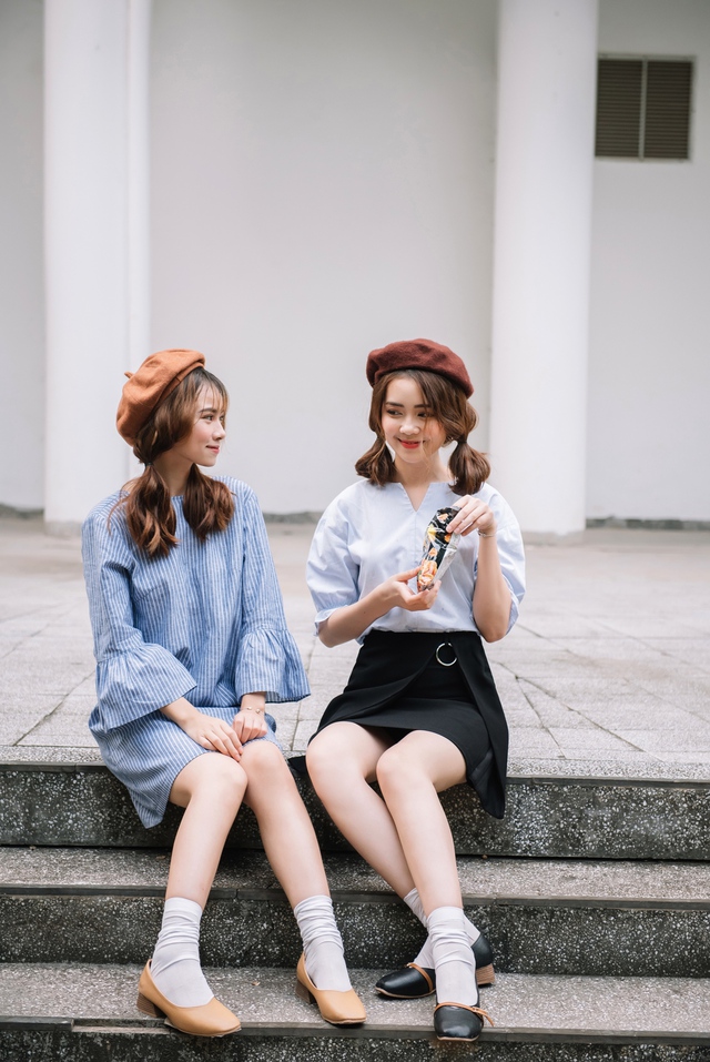 Diện đồ ton-sur-ton chất lừ đón mùa mới với cô bạn thân - Ảnh 11.