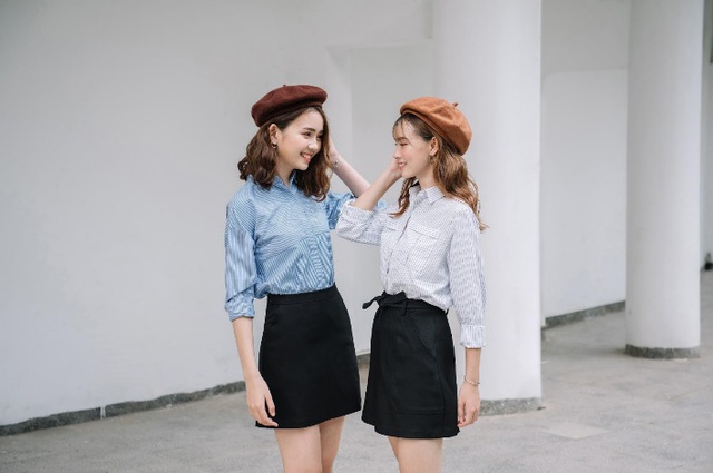 Diện đồ ton-sur-ton chất lừ đón mùa mới với cô bạn thân - Ảnh 13.