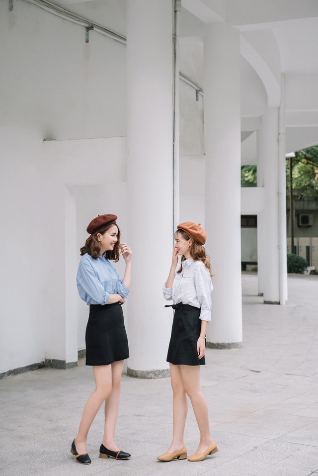 Diện đồ ton-sur-ton chất lừ đón mùa mới với cô bạn thân - Ảnh 14.