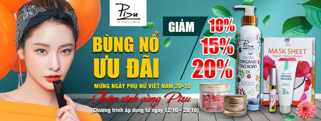 Pizu bùng nổ ưu đãi giảm từ 10 đến 20% - Mừng ngày Phụ nữ Việt Nam - Ảnh 1.