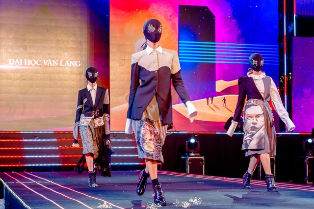 Màn trình diễn đặc sắc của sinh viên Thiết kế thời trang Văn Lang tại đêm hội “Futuristic” - Ảnh 9.