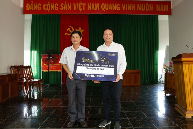 V-sixtyfour đồng hành cùng Hoa hậu Hoàn vũ Việt Nam hỗ trợ đồng bào vùng bão lũ - Ảnh 3.