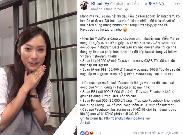 Sao trẻ h&agrave;o hứng truy cập Instagram bằng 4G MobiFone chỉ với 20.000đ/th&aacute;ng - Ảnh 3.