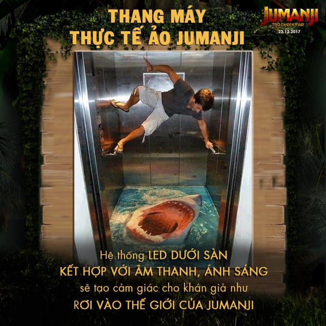 Trò chơi kỳ ảo Jumanji thách thức trải nghiệm thang máy thực tế ảo đầu tiên tại Việt Nam - Ảnh 2.