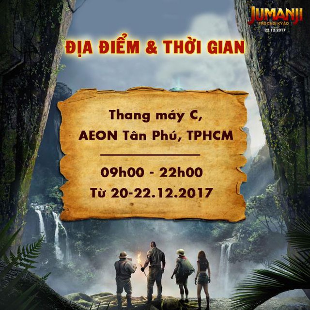 Tr&ograve; chơi kỳ ảo Jumanji th&aacute;ch thức trải nghiệm thang m&aacute;y thực tế ảo đầu ti&ecirc;n tại Việt Nam - Ảnh 3.