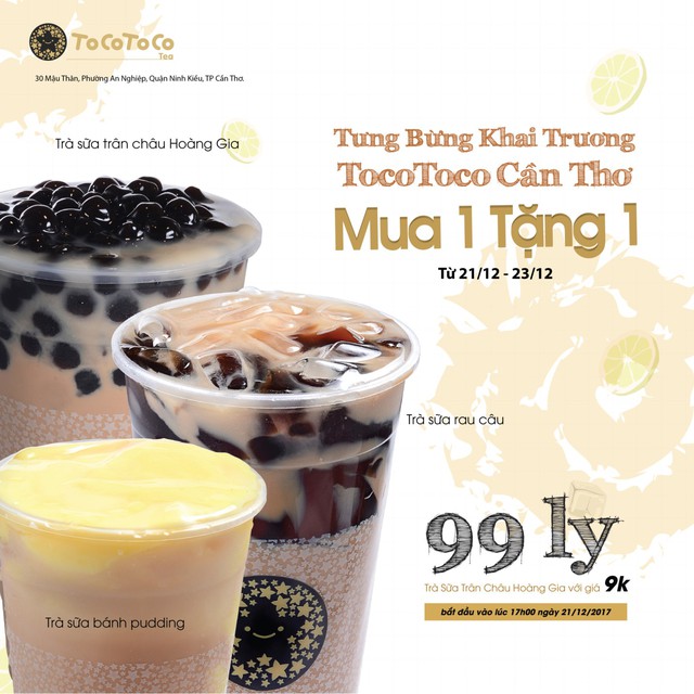 Khuyến m&atilde;i sập s&agrave;n tại TocoToco Cần Thơ &ndash; Bạn đ&atilde; biết chưa? - Ảnh 1.