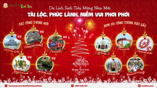 Ch&agrave;o đ&oacute;n năm mới ngập tr&agrave;n niềm vui tại KDL Suối Ti&ecirc;n - Ảnh 10.