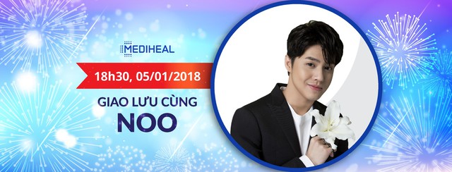 Noo Phước Thịnh g&acirc;y sốt phố đi bộ c&ugrave;ng khuyến m&atilde;i khủng Mediheal - Ảnh 1.