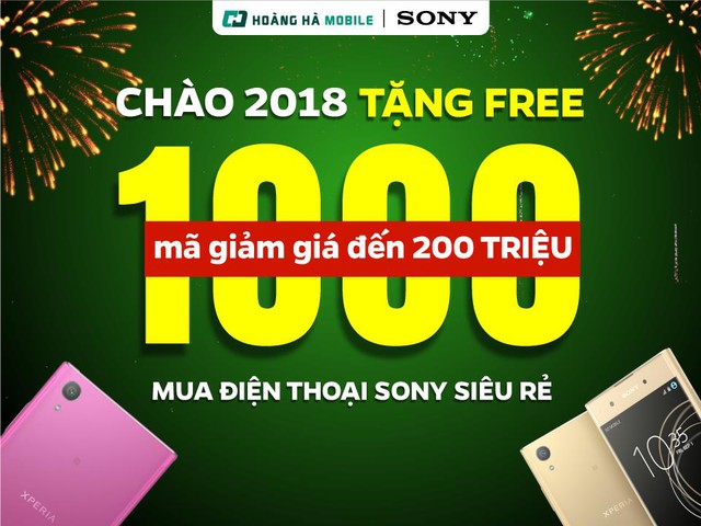 1000 mã giảm giá đến 5.000.000 đồng khi mua điện thoại Sony chính hãng - Ảnh 1.