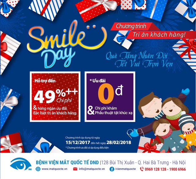 SMILE’S DAY DND – Ngày hội chăm sóc mắt miễn phí cho cả gia đình - Ảnh 1.