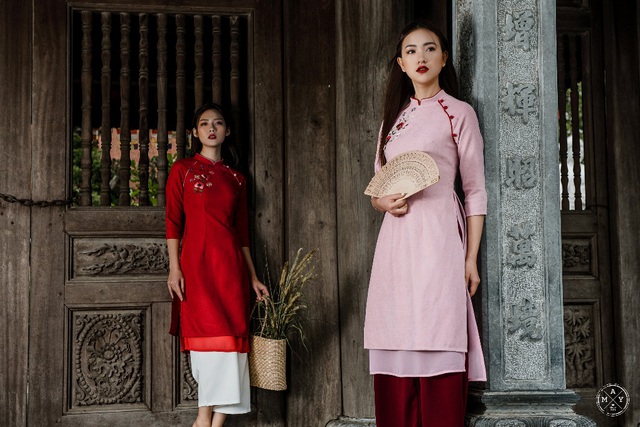 Xu hướng &aacute;o d&agrave;i Tết 2018: Thanh nh&atilde;, mộc mạc, tinh tế hơn! - Ảnh 4.