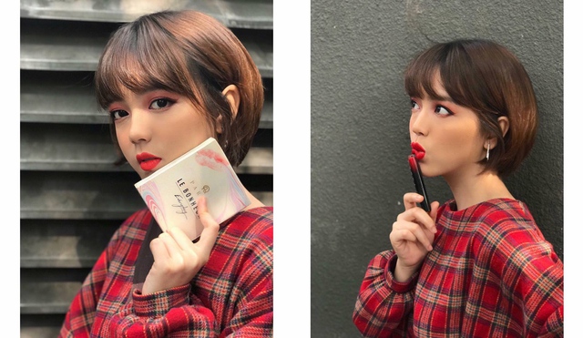Celine Farach tung clip xinh hết mức khoe c&acirc;y son Việt l&ecirc;n m&agrave;u đẹp ngỡ ng&agrave;ng - Ảnh 5.