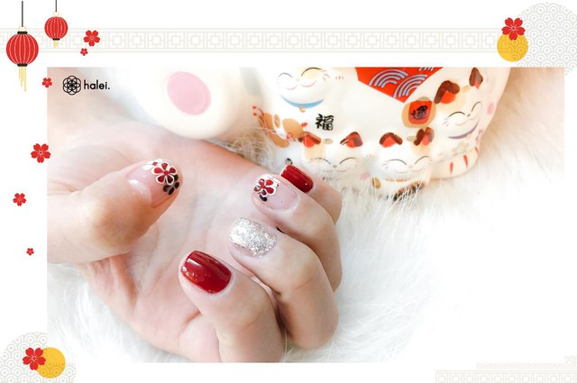 Miếng Dán Móng Tay 3d Nail Sticker Hình Mèo Thần Tài F367  0015001499