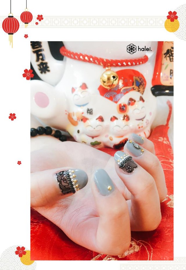 Đón Tết long lanh cùng bộ sưu tập nail “Mèo Thần Tài” cực cute - Ảnh 11.