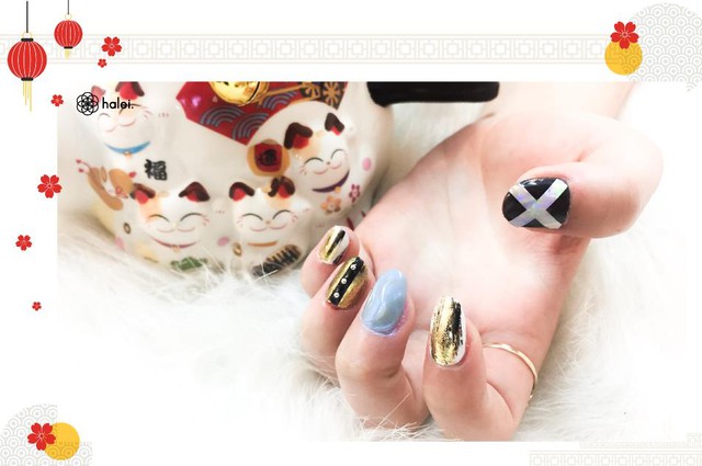 Đón Tết long lanh cùng bộ sưu tập nail “Mèo Thần Tài” cực cute - Ảnh 12.