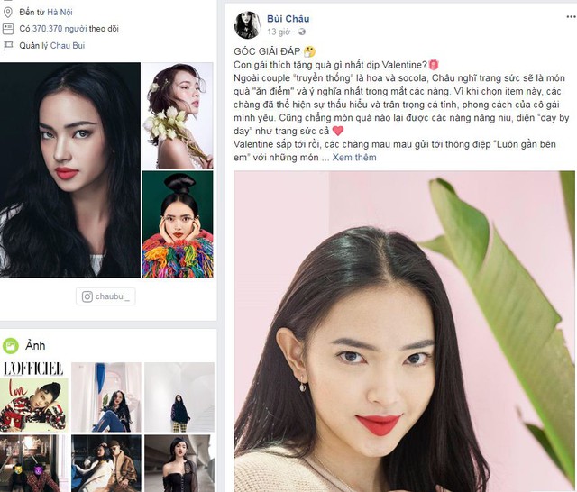 Ch&acirc;u B&ugrave;i nhắc kh&eacute;o người y&ecirc;u tặng qu&agrave; dịp Valentine - Ảnh 1.