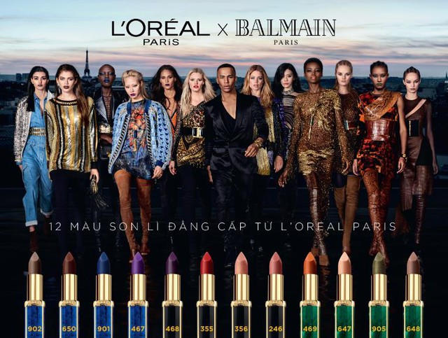 Bộ sưu tập son đ&igrave;nh đ&aacute;m Balmain Paris của L&rsquo;Oreal Paris đ&atilde; về đến Việt Nam - Ảnh 1.