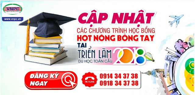 Cập nhật c&aacute;c chương tr&igrave;nh học bổng n&oacute;ng bỏng tay tại triển l&atilde;m du học to&agrave;n cầu 2018 - Ảnh 1.