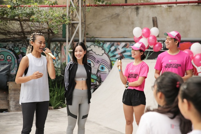 Mai Ngô, Chi Pu tích cực tham gia các hoạt động thể thao, truyền cảm hứng cho sinh viên - Ảnh 5.