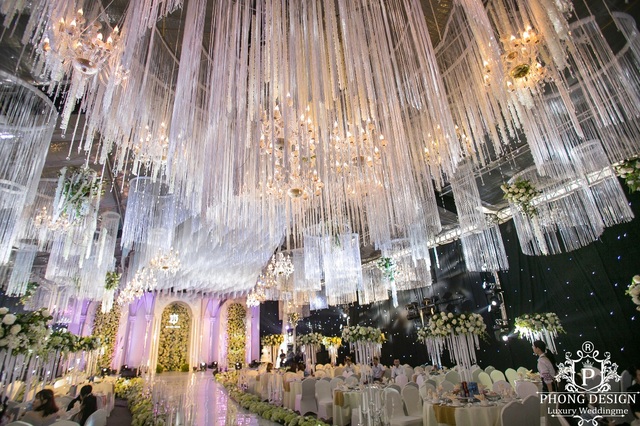 Đám cưới thiết kế siêu hoành tráng tại Quảng Ninh của nhà thiết kế Phong Design - Ảnh 3.