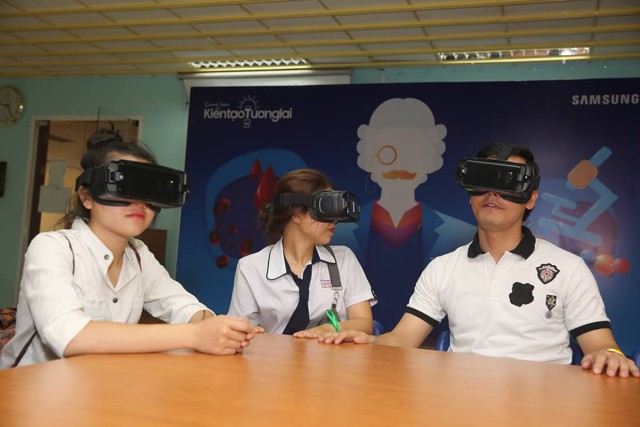 Team Đ&ocirc;ng Nhi v&agrave; Kh&aacute;nh Vy gi&agrave;nh chiến thắng thử th&aacute;ch &ldquo;Cảm hứng kh&aacute;m ph&aacute;&rdquo; mang g&oacute;c trải nghiệm thực tế ảo về trường - Ảnh 3.