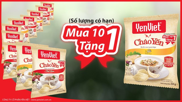 Ch&aacute;o yến Yenviet: An to&agrave;n cho sức khoẻ với gi&aacute; cả hợp l&yacute; - Ảnh 2.