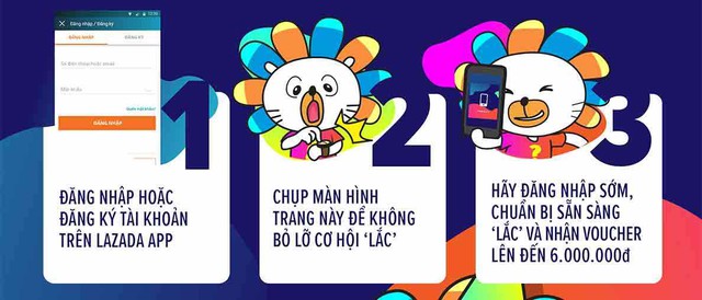 Càng sắm càng vui trong đại ti&ecirc;̣c sinh nh&acirc;̣t 6 tu&ocirc;̉i cùng Lazada - Ảnh 1.