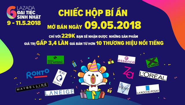 Càng sắm càng vui trong đại ti&ecirc;̣c sinh nh&acirc;̣t 6 tu&ocirc;̉i cùng Lazada - Ảnh 5.