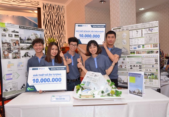 Nh&oacute;m sinh vi&ecirc;n Đại học B&aacute;ch Khoa đạt giải nhất cuộc thi &ldquo;Kiến tạo c&ocirc;ng tr&igrave;nh xanh&rdquo; - Ảnh 3.