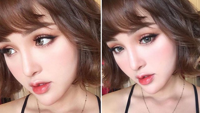 Hot girl T&acirc;m Chibi xinh đẹp h&uacute;t hồn sau cắt m&iacute; Double Deep 5D - Ảnh 3.