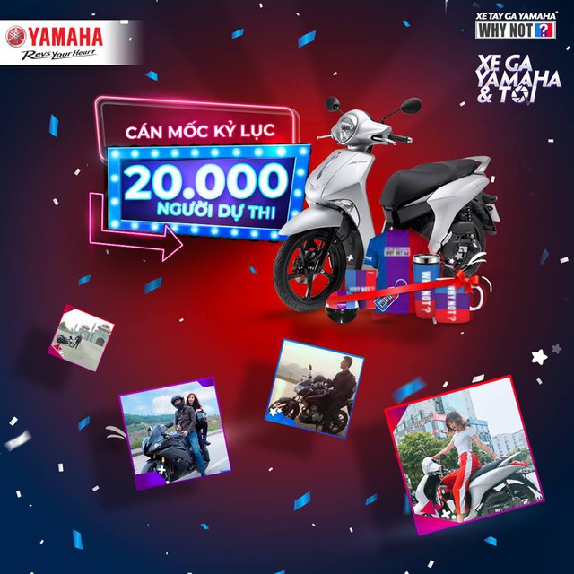 Hơn 20.000 khách hàng đã nói lời “yêu” với xe tay ga Yamaha hoành tráng như thế này đây! - Ảnh 1.