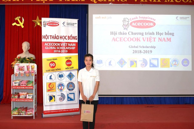 Acecook Việt Nam 2018 - Chương trình học bổng từ trái tim - Ảnh 2.