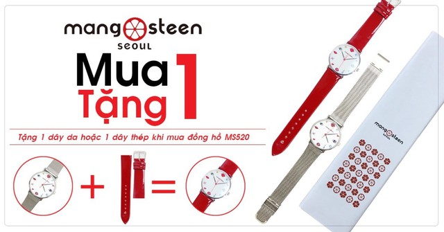 Rinh ngay BST đồng hồ đ&igrave;nh đ&aacute;m Mangosteen 520 &ndash; Phụ kiện kh&ocirc;ng thể thiếu cho bạn trẻ h&egrave; n&agrave;y - Ảnh 2.