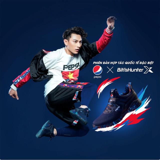 World Cup chỉ mới bắt đầu, Bitis Hunter đ&atilde; tung ngay phi&ecirc;n bản hợp t&aacute;c quốc tế đặc biệt c&ugrave;ng Pepsi khiến c&aacute;c fan &ldquo;đi&ecirc;n đảo - Ảnh 7.