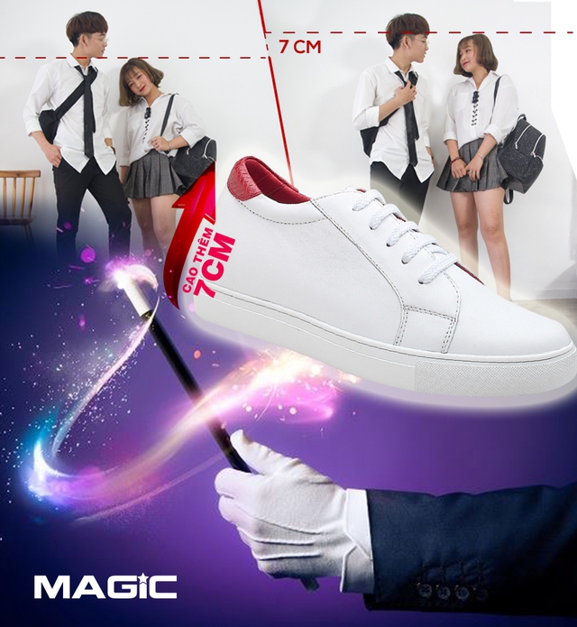 Cơn sốt giày thể thao tăng chiều cao mang tên Magic - Ảnh 1.