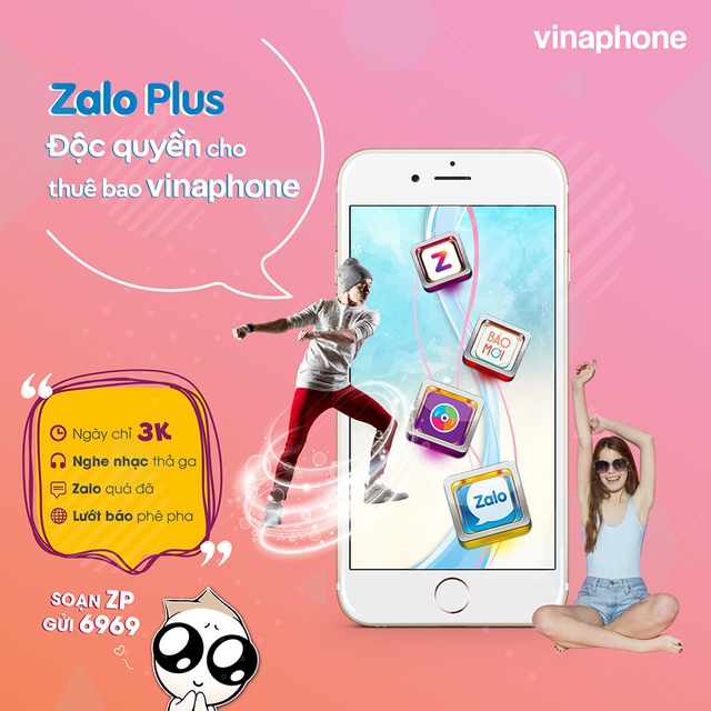 VinaPhone tung gói cước Zalo Plus đáp ứng nhu cầu giải trí không giới hạn của giới trẻ - Ảnh 3.