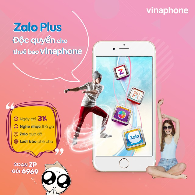 VinaPhone tung g&oacute;i cước Zalo Plus đ&aacute;p ứng nhu cầu giải tr&iacute; kh&ocirc;ng giới hạn của giới trẻ - Ảnh 3.
