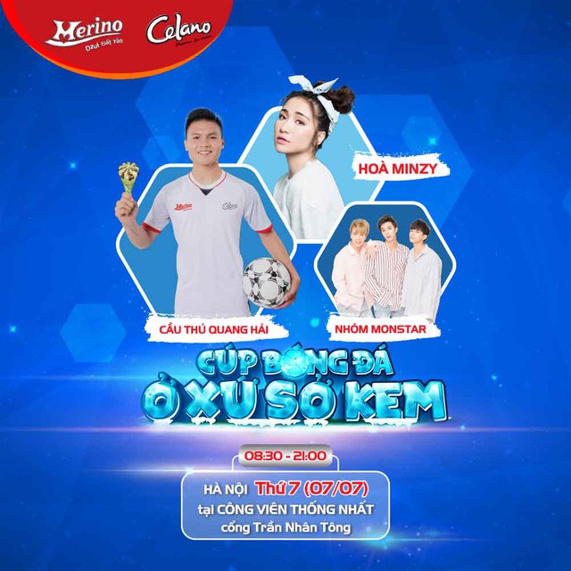Hoà Minzy, Monstar cùng Quang Hải mang “Cúp bóng đá ở xứ sở kem” âm 5 độ cứu nóng teen Hà Nội - Ảnh 6.