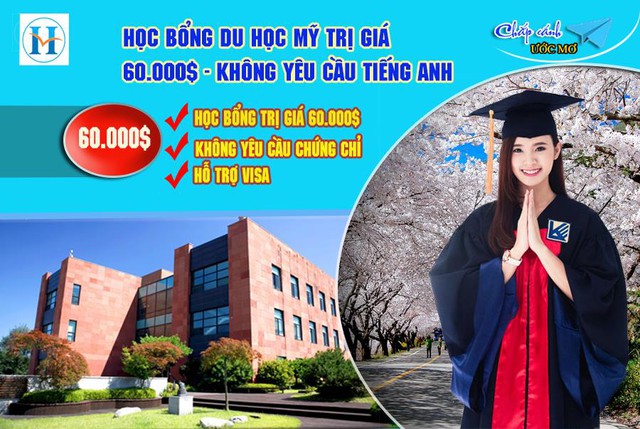 Cơ hội nhận học bổng khủng du học Mỹ không yêu cầu tiếng Anh - Ảnh 1.