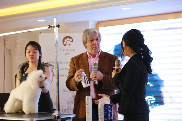 Hai chuyên gia hàng đầu thế giới về sáng tạo trên lông thú cưng phô diễn tài năng tại Việt Nam - Ảnh 6.