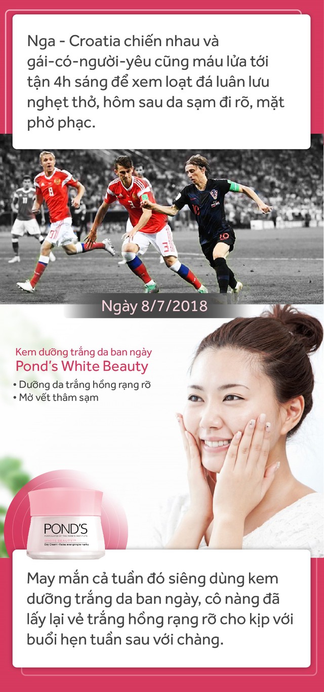 Tạm biệt World Cup, giờ l&agrave; l&uacute;c con g&aacute;i tiết lộ nhật k&yacute; nhan sắc m&ugrave;a b&oacute;ng 1 th&aacute;ng qua - Ảnh 3.