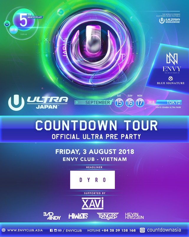 Ultra Countdown Tour trở lại Việt Nam c&ugrave;ng cặp đ&ocirc;i DJ đ&igrave;nh đ&aacute;m&nbsp;Dyro v&agrave; Xavi - Ảnh 1.