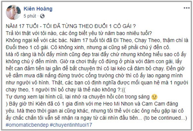 MC Diệp Chi, Minh Trang, Kiên Hoàng châm lửa khơi lại mối tình năm 17 tuổi - Ảnh 4.