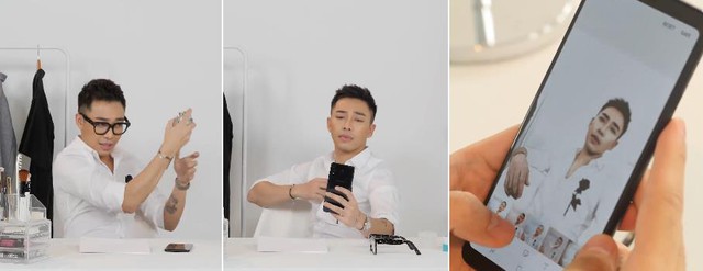 An Phương, Ho&agrave;ng Ku, Minh Ngọc, Th&agrave;nh Long trang điểm cuống cuồng m&agrave; l&ecirc;n h&igrave;nh vẫn đẹp nhờ Galaxy A8 Star - Ảnh 3.