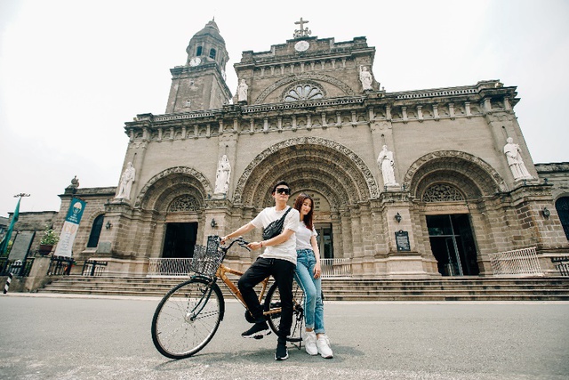 Cùng Quang Vinh, Diễm My 9X đạp xe khám phá thủ đô Manila, Philippines - Ảnh 7.