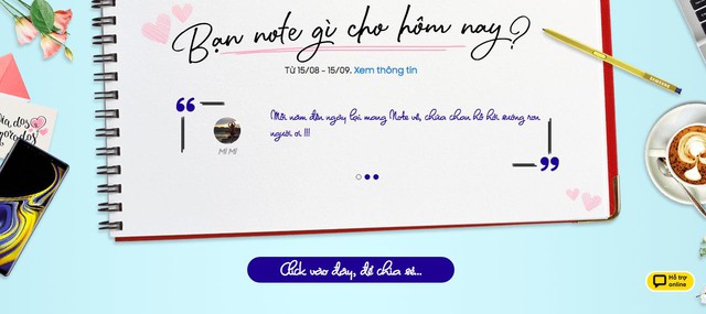 Viết cảm x&uacute;c mỗi ng&agrave;y, rinh ngay Galaxy Note9 gần 23 triệu đồng - Ảnh 2.