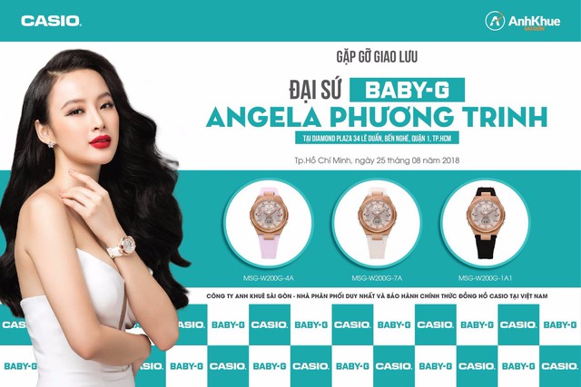 Angela Phương Trinh sẽ “đại náo” shop Casio Anh Khuê tại Diamond Plaza - Ảnh 1.