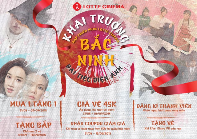 Tặng vé phim, miễn phí bắp nước dịp khai trương rạp Lotte Cinema Bắc Ninh - Ảnh 8.