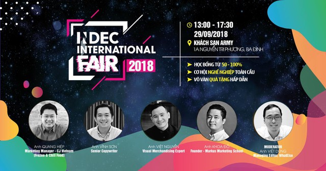 Điều gì khiến giới trẻ háo hức chờ đón INDEC International Fair 2018? - Ảnh 1.