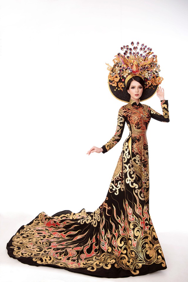 Thúy Vi xuất sắc giành danh hiệu Á quân phần thi trang phục truyền thống tại Miss Asia Pacific International - Ảnh 8.